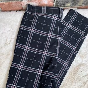 forever 21 black plaid pants